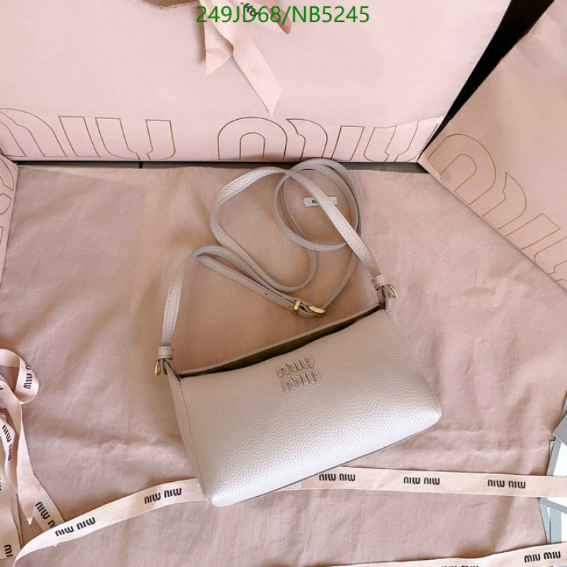 Miu Miu-Bag-Mirror Quality Code: NB5245 $: 249USD