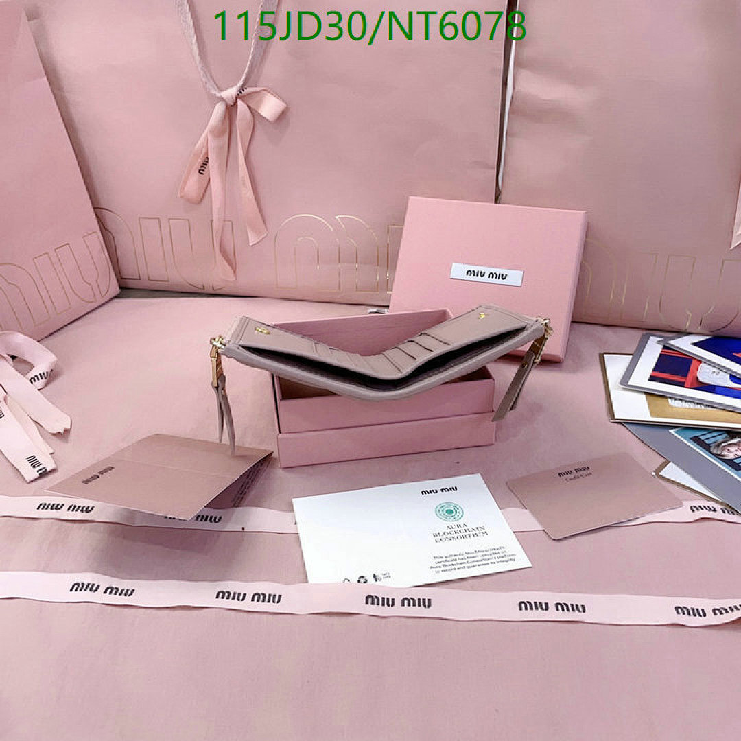 Miu Miu-Wallet Mirror Quality Code: NT6078 $: 115USD