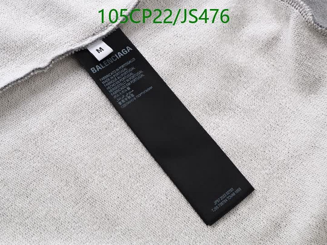 Balenciaga-Clothing Code: JS476 $: 105USD