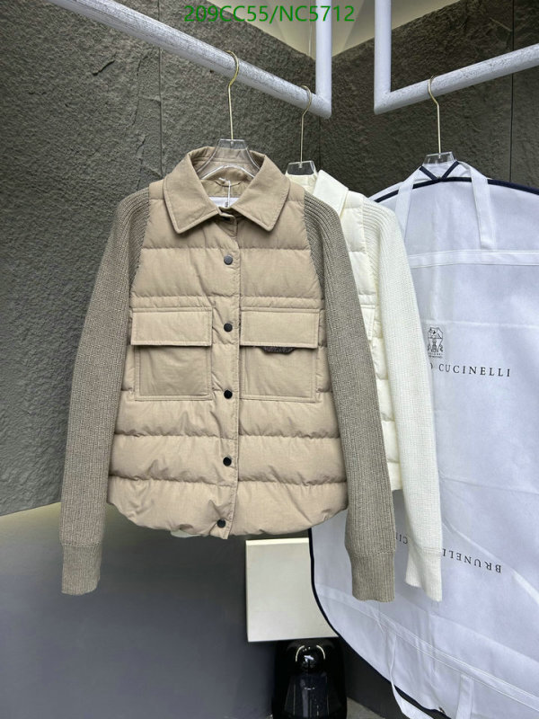 Brunello Cucinelli-Down jacket Women Code: NC5712 $: 209USD