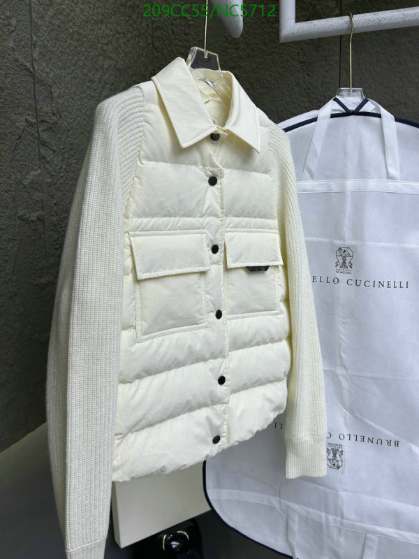 Brunello Cucinelli-Down jacket Women Code: NC5712 $: 209USD