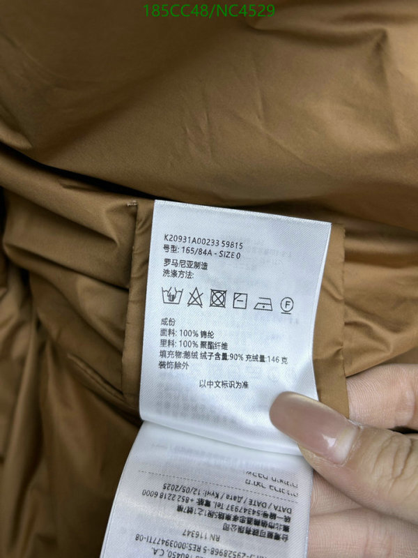 Moncler-Down jacket Women Code: NC4529 $: 185USD