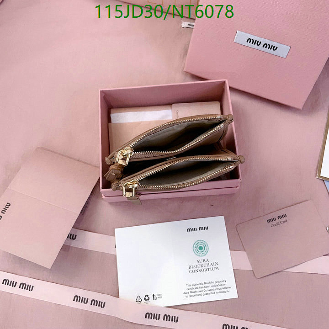 Miu Miu-Wallet Mirror Quality Code: NT6078 $: 115USD