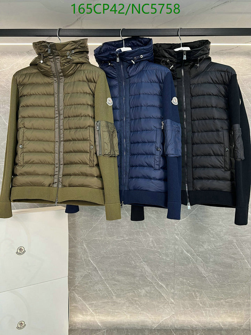 Moncler-Down jacket Men Code: NC5758 $: 165USD