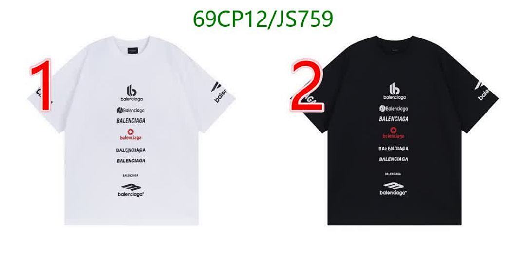 Balenciaga-Clothing Code: JS759 $: 69USD