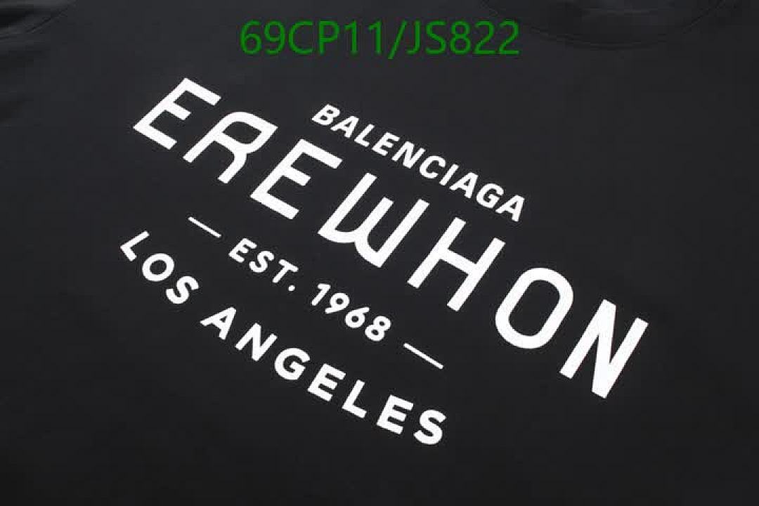 Balenciaga-Clothing Code: JS822 $: 69USD