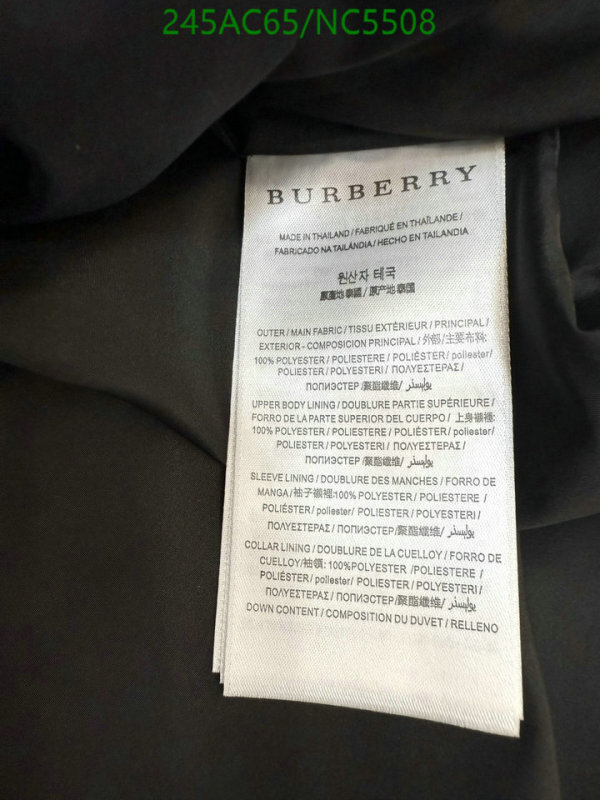 Burberry-Down jacket Women Code: NC5508 $: 245USD