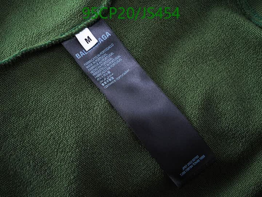 Balenciaga-Clothing Code: JS454 $: 95USD