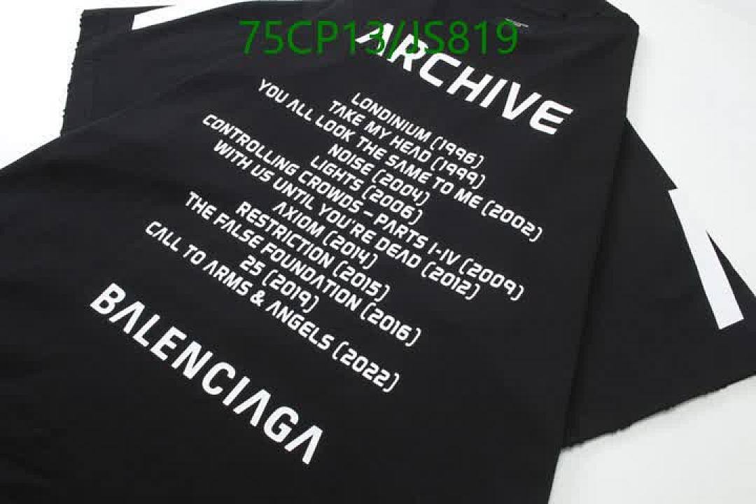 Balenciaga-Clothing Code: JS819 $: 75USD