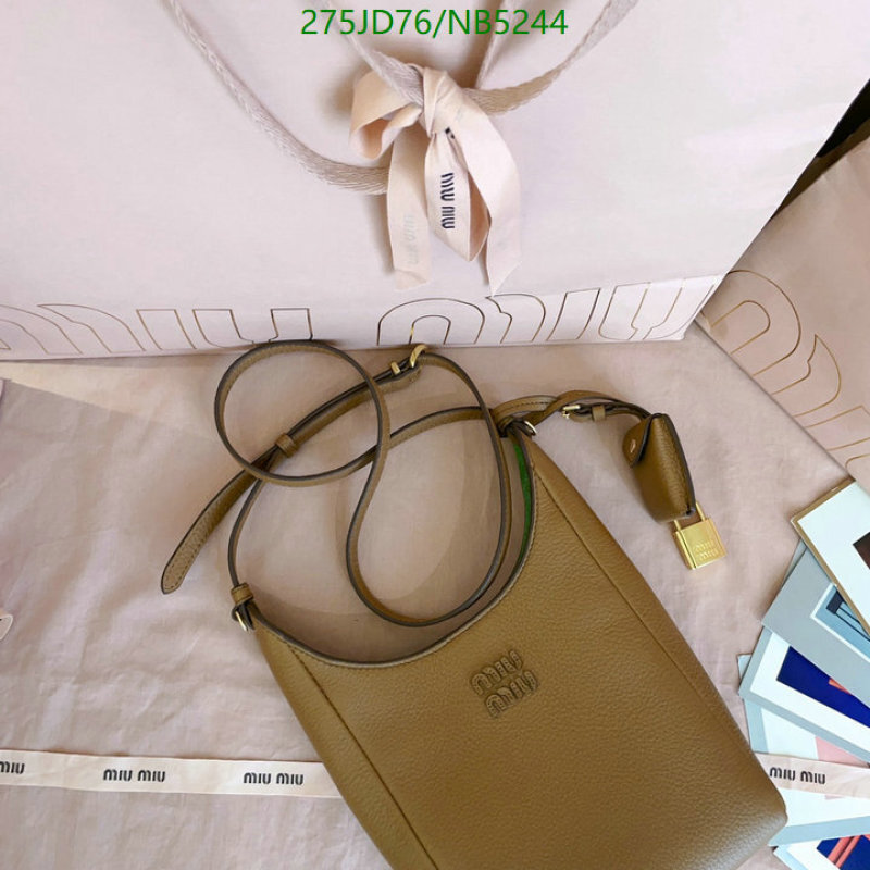 Miu Miu-Bag-Mirror Quality Code: NB5244 $: 275USD