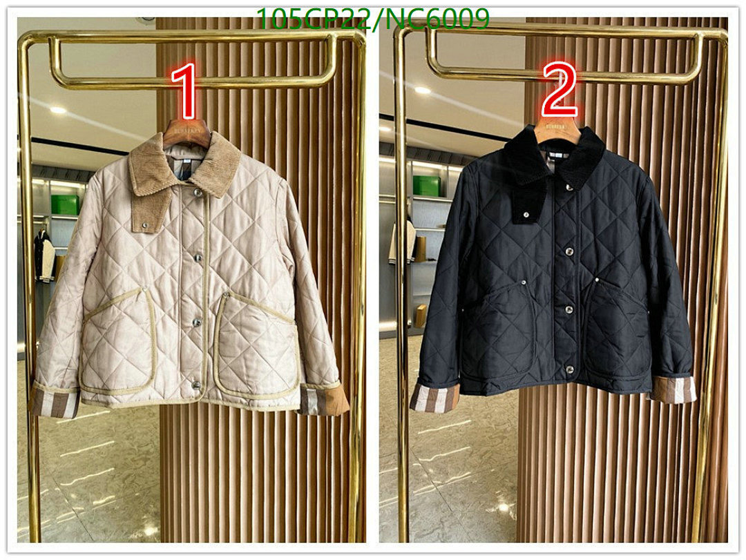 Burberry-Down jacket Women Code: NC6009 $: 105USD
