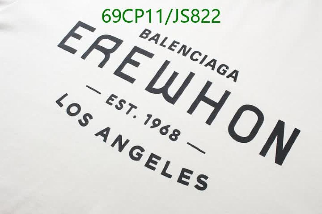 Balenciaga-Clothing Code: JS822 $: 69USD