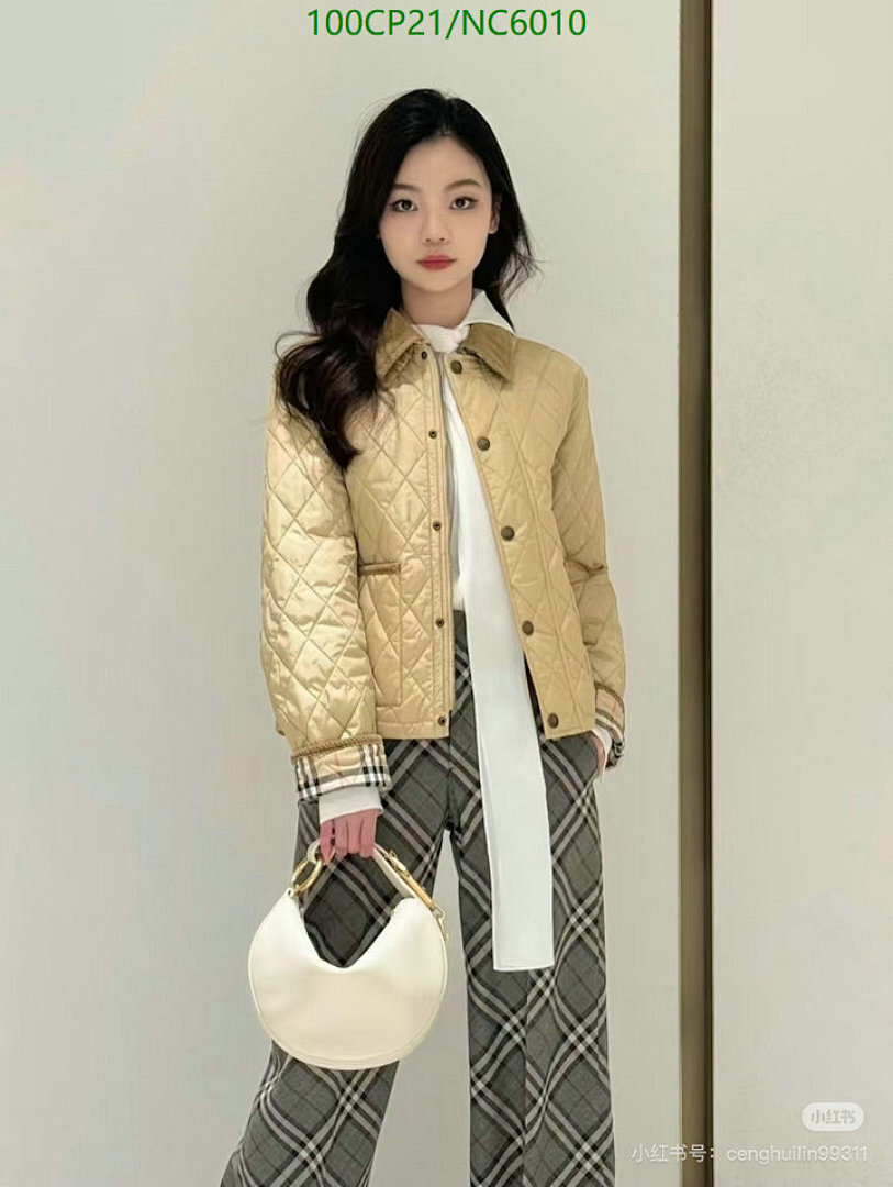 Burberry-Down jacket Women Code: NC6010 $: 100USD