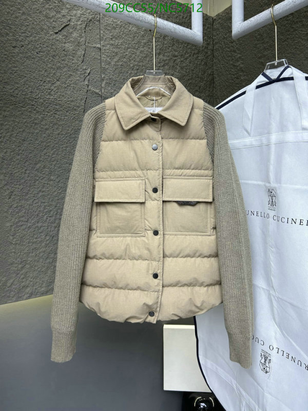 Brunello Cucinelli-Down jacket Women Code: NC5712 $: 209USD