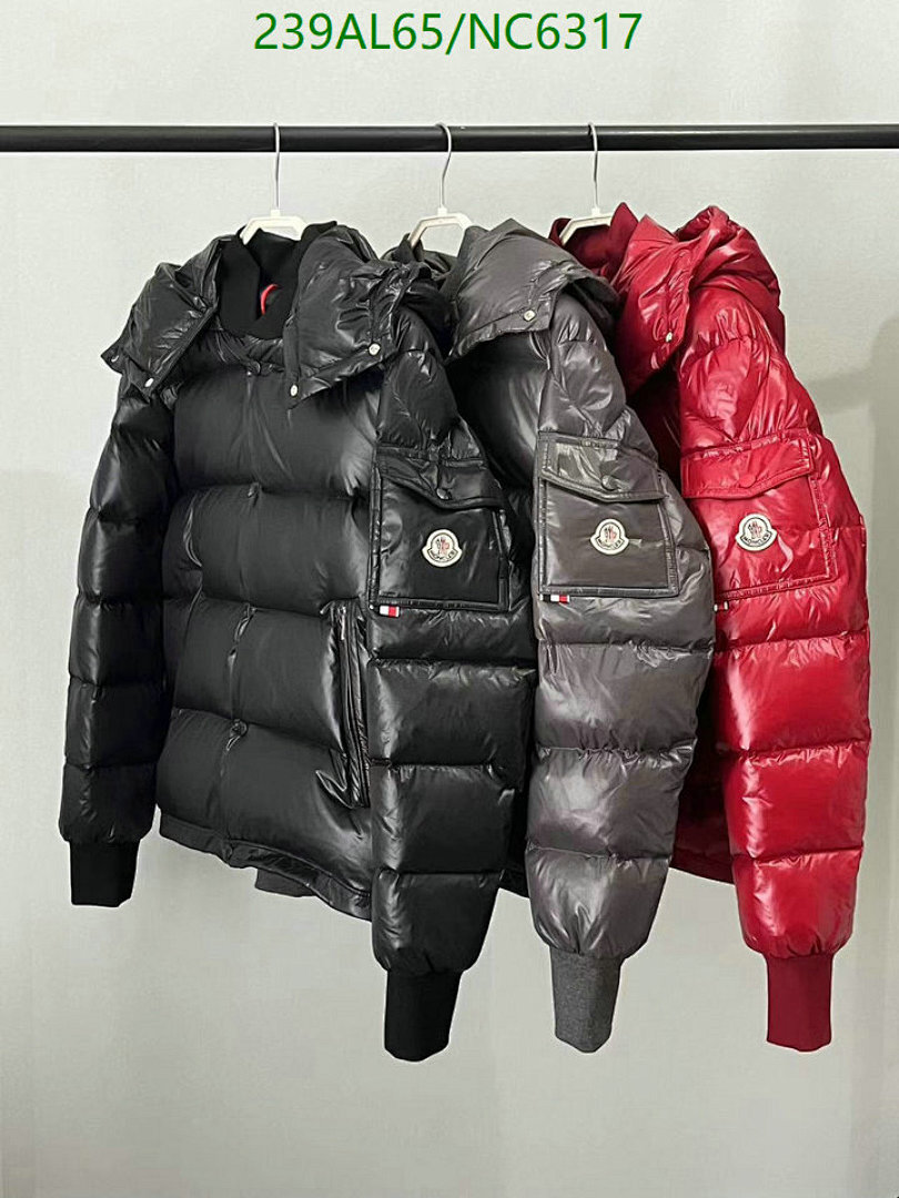 Moncler-Down jacket Men Code: NC6317 $: 239USD