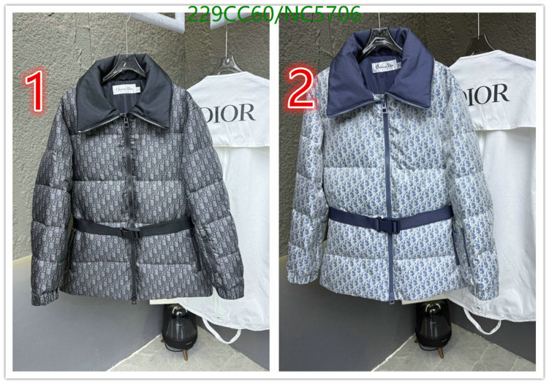 Dior-Down jacket Women Code: NC5706 $: 229USD