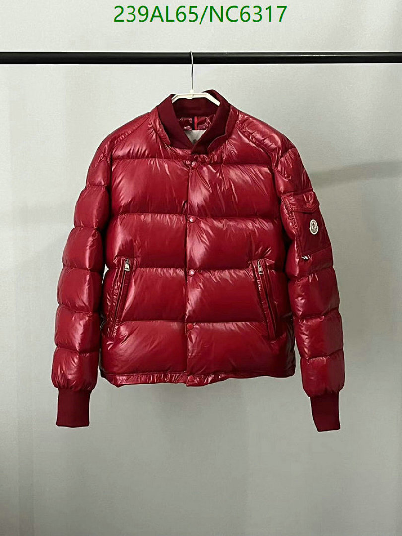 Moncler-Down jacket Men Code: NC6317 $: 239USD