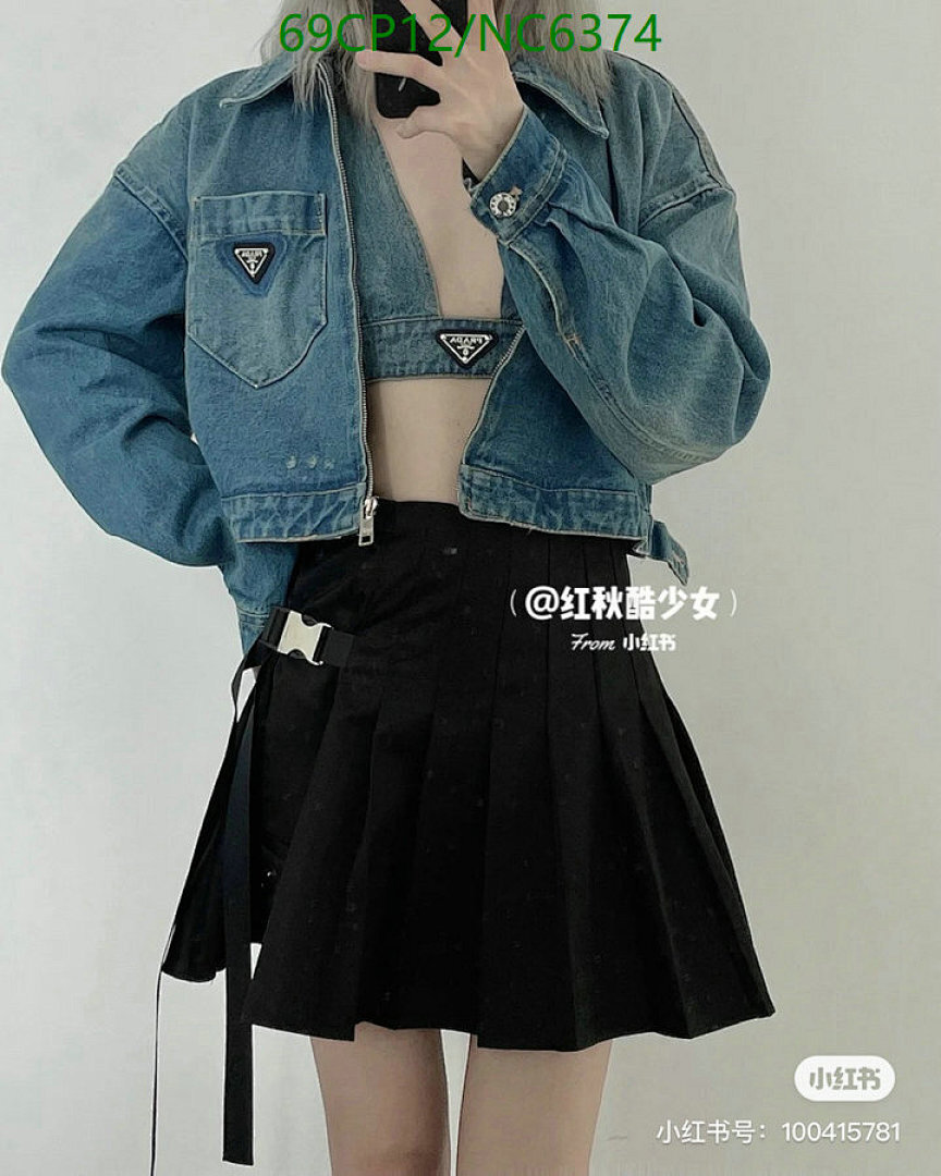 Prada-Clothing Code: NC6374 $: 69USD