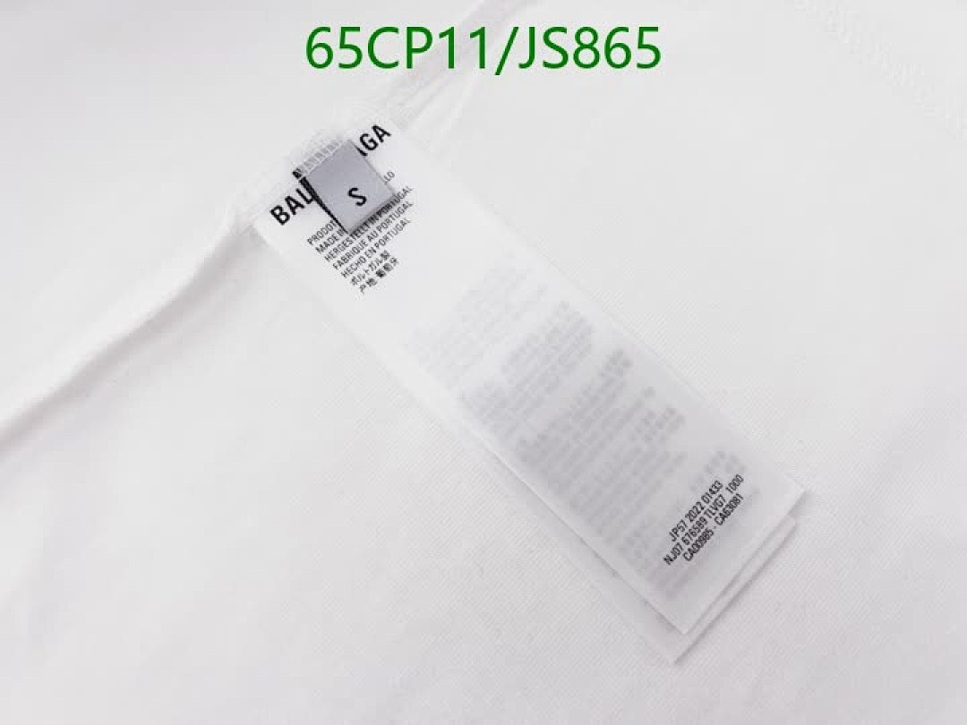Balenciaga-Clothing Code: JS865 $: 65USD