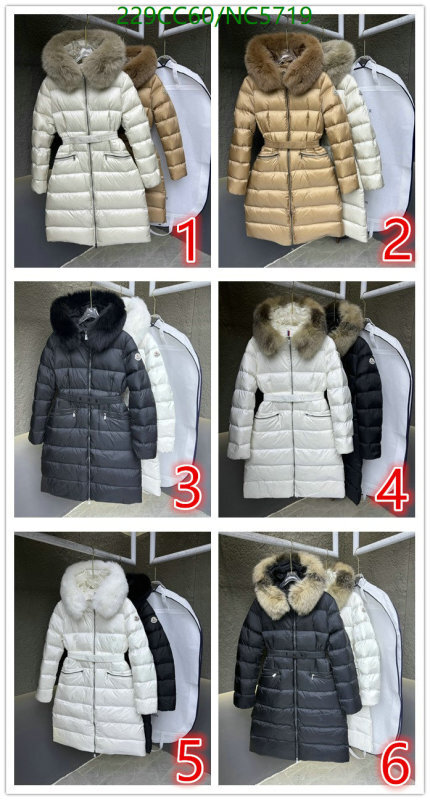 Moncler-Down jacket Women Code: NC5719 $: 229USD
