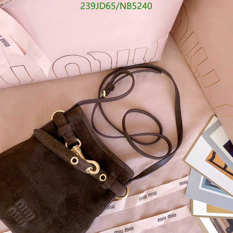 Miu Miu-Bag-Mirror Quality Code: NB5240 $: 239USD