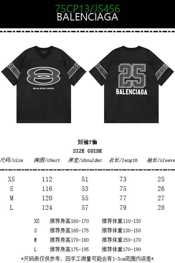 Balenciaga-Clothing Code: JS456 $: 75USD