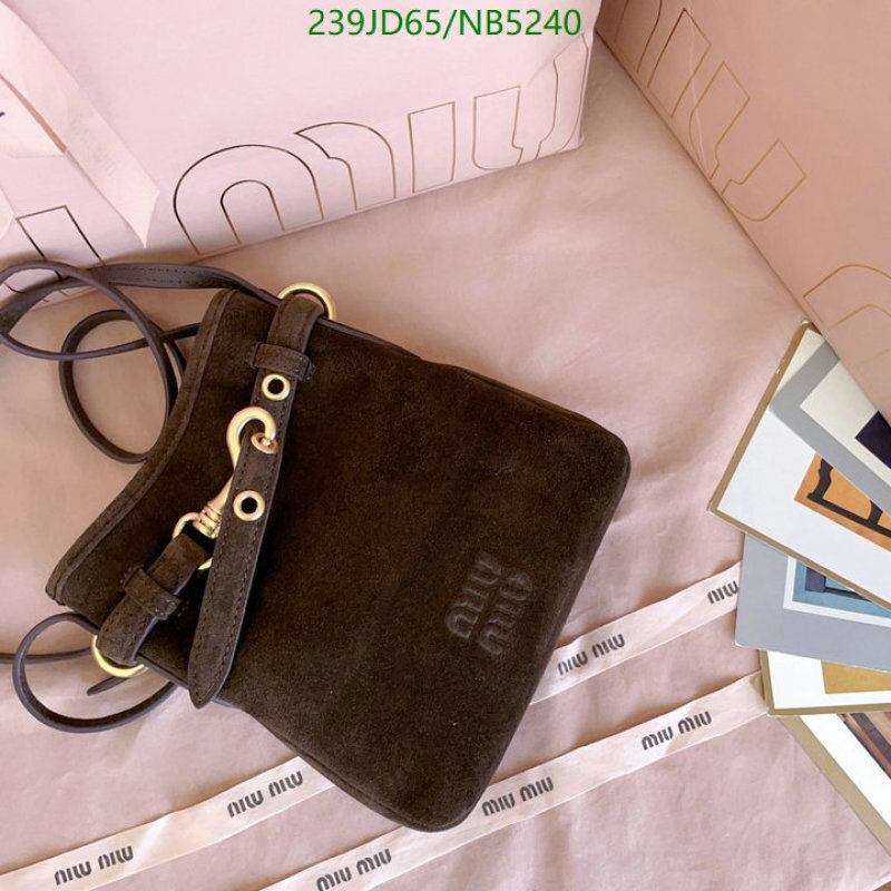 Miu Miu-Bag-Mirror Quality Code: NB5240 $: 239USD
