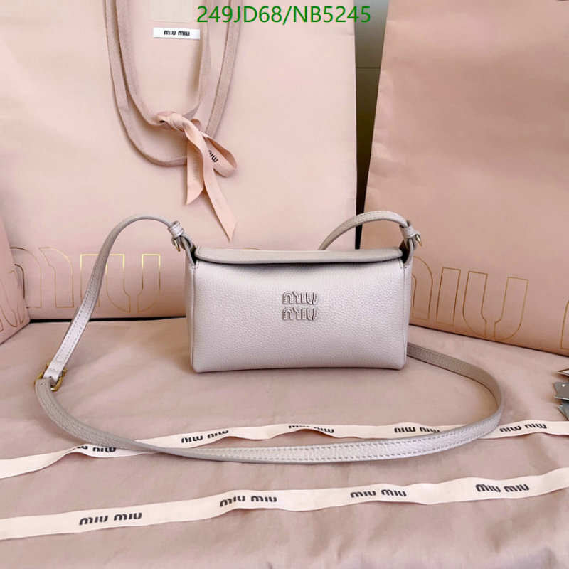 Miu Miu-Bag-Mirror Quality Code: NB5245 $: 249USD