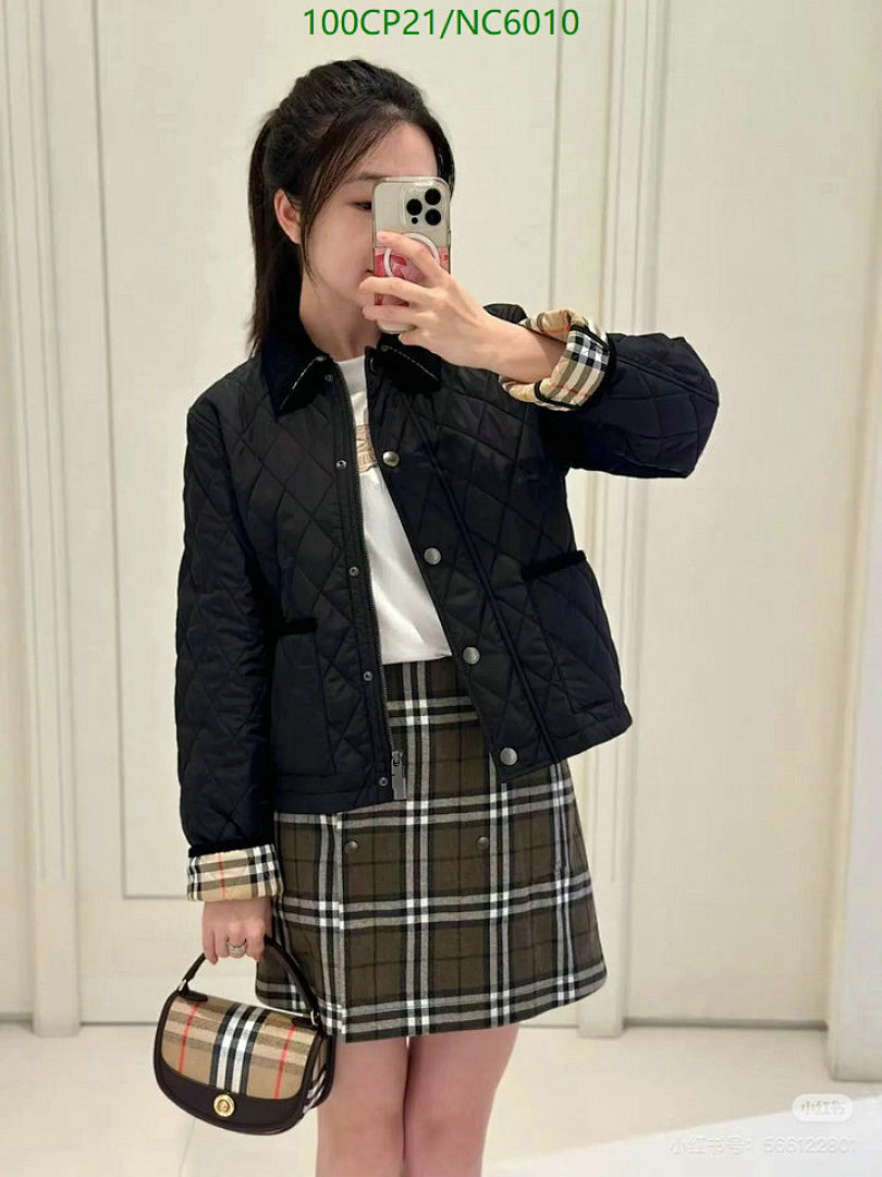 Burberry-Down jacket Women Code: NC6010 $: 100USD