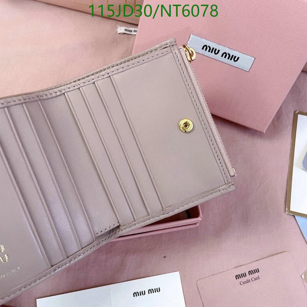 Miu Miu-Wallet Mirror Quality Code: NT6078 $: 115USD
