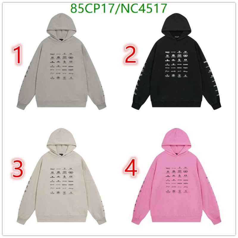 Balenciaga-Clothing Code: NC4517 $: 85USD