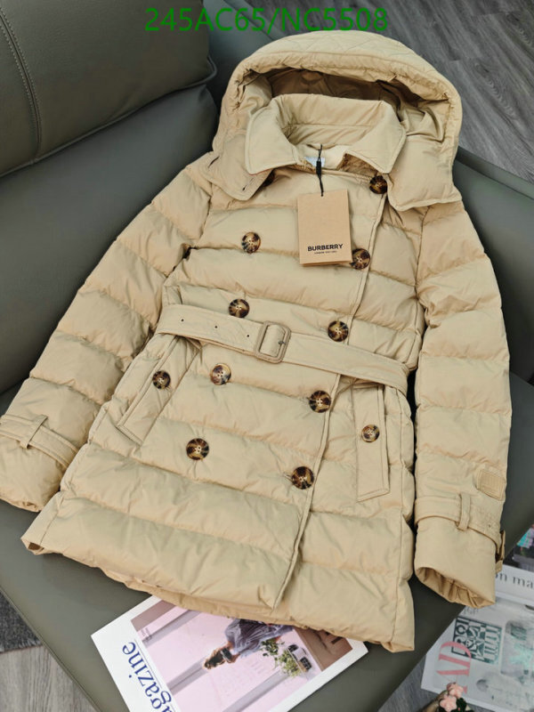 Burberry-Down jacket Women Code: NC5508 $: 245USD