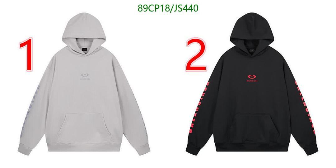 Balenciaga-Clothing Code: JS440 $: 89USD