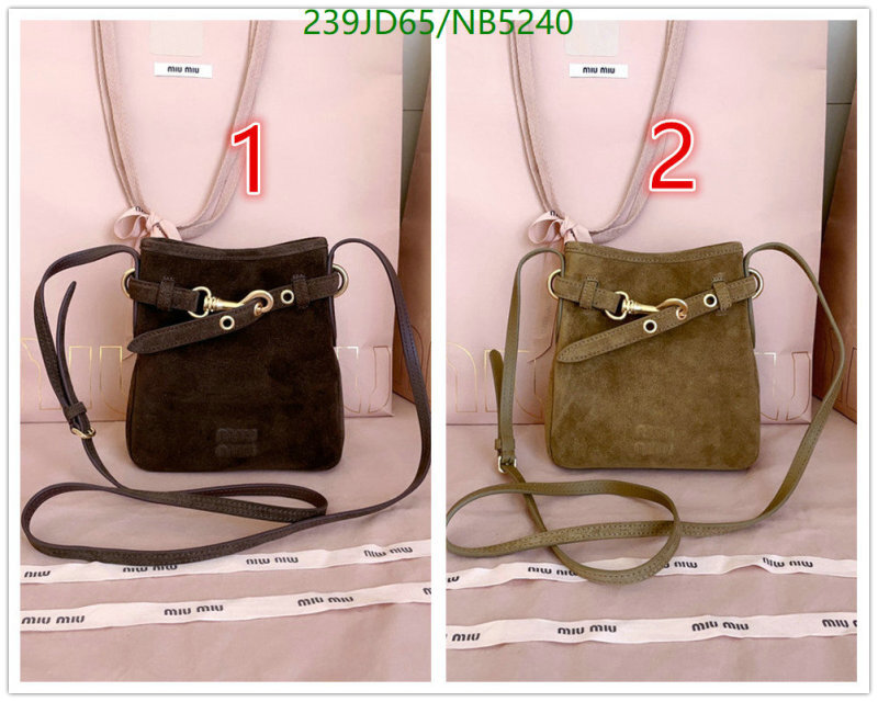 Miu Miu-Bag-Mirror Quality Code: NB5240 $: 239USD