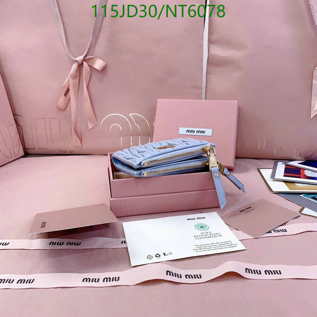 Miu Miu-Wallet Mirror Quality Code: NT6078 $: 115USD