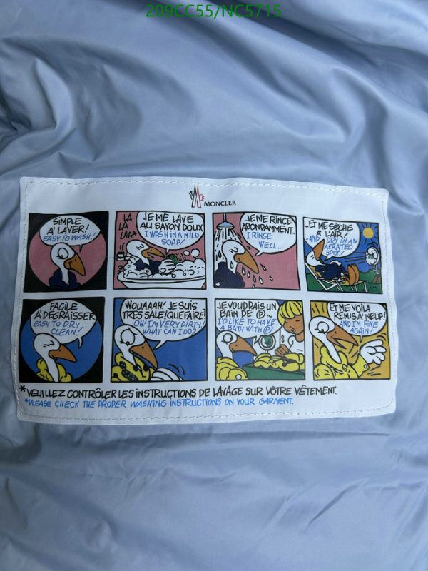 Moncler-Down jacket Women Code: NC5715 $: 209USD