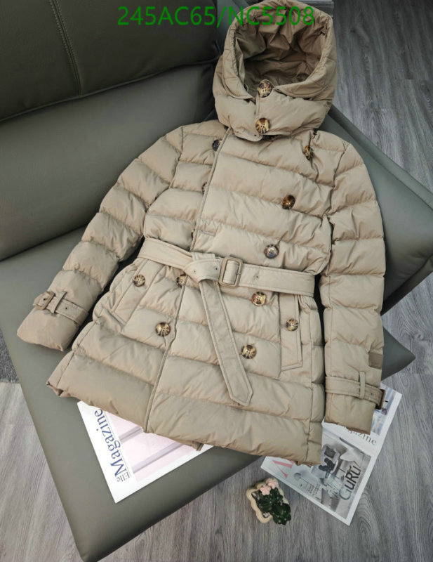 Burberry-Down jacket Women Code: NC5508 $: 245USD