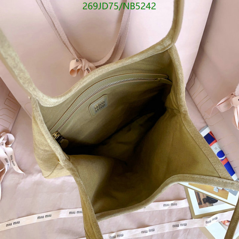 Miu Miu-Bag-Mirror Quality Code: NB5242 $: 269USD