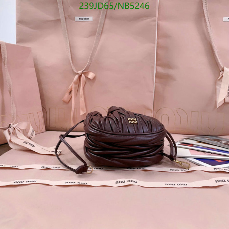 Miu Miu-Bag-Mirror Quality Code: NB5246 $: 239USD