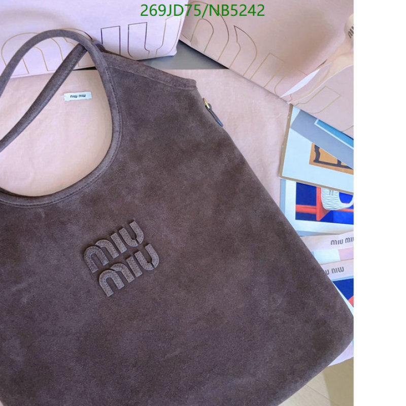 Miu Miu-Bag-Mirror Quality Code: NB5242 $: 269USD