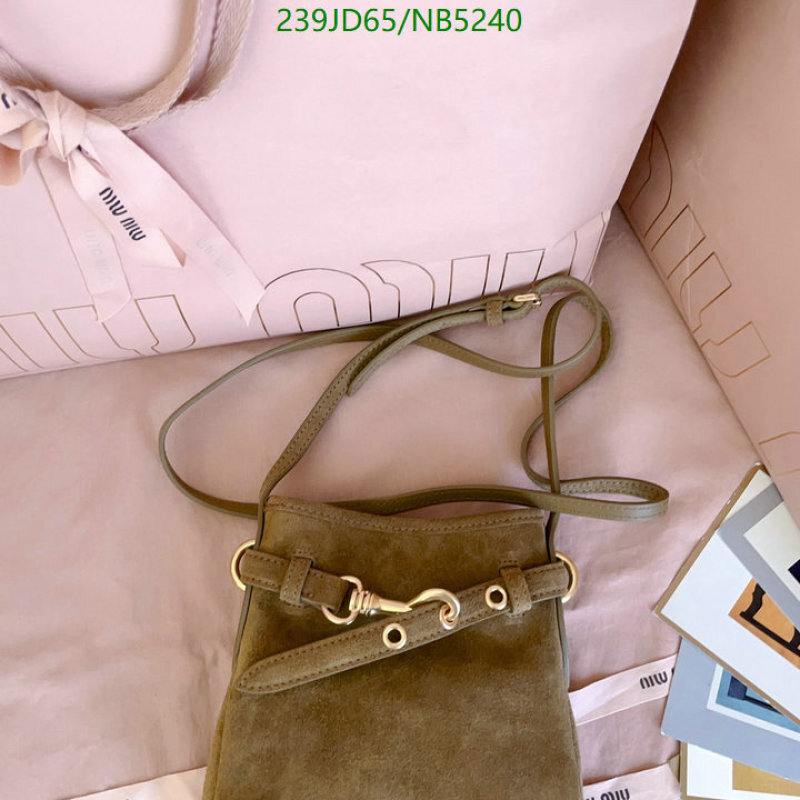 Miu Miu-Bag-Mirror Quality Code: NB5240 $: 239USD
