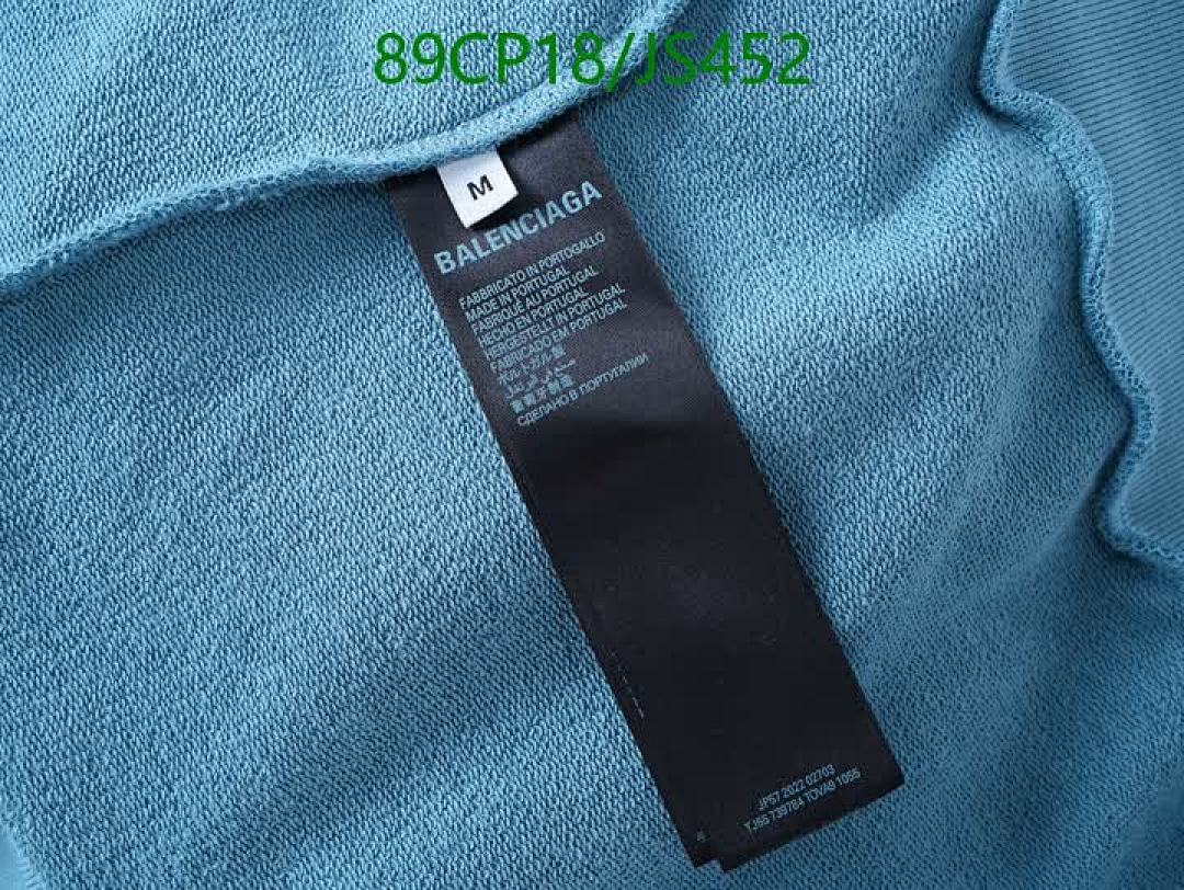 Balenciaga-Clothing Code: JS452 $: 89USD