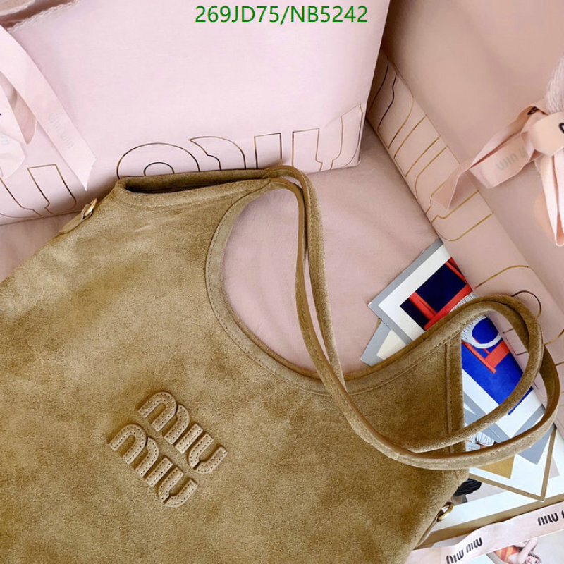 Miu Miu-Bag-Mirror Quality Code: NB5242 $: 269USD