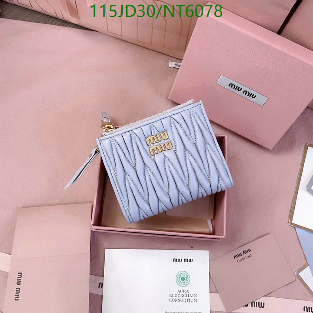 Miu Miu-Wallet Mirror Quality Code: NT6078 $: 115USD