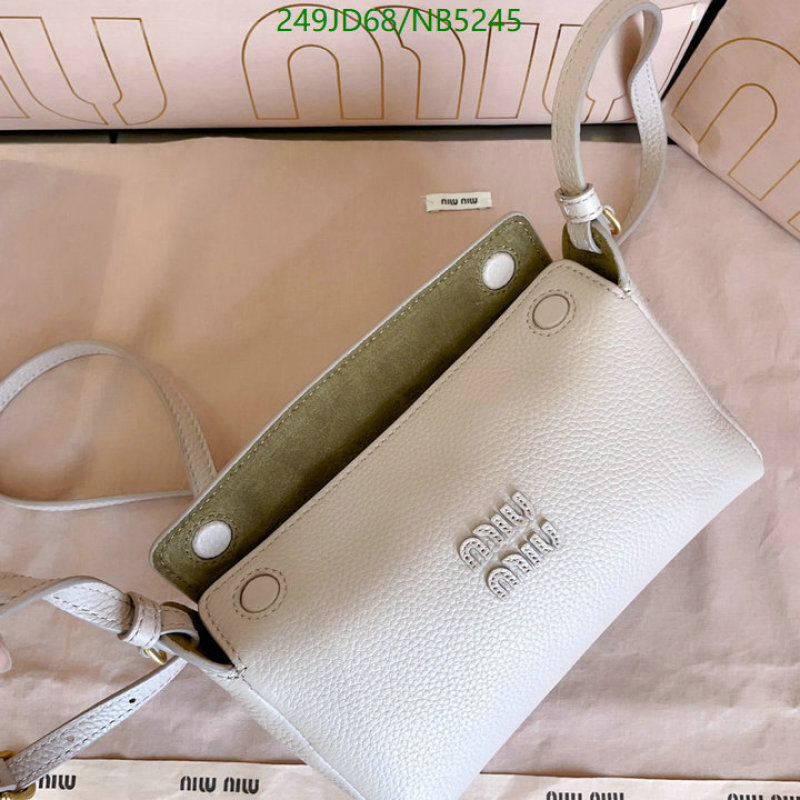 Miu Miu-Bag-Mirror Quality Code: NB5245 $: 249USD