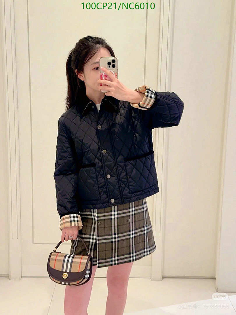 Burberry-Down jacket Women Code: NC6010 $: 100USD
