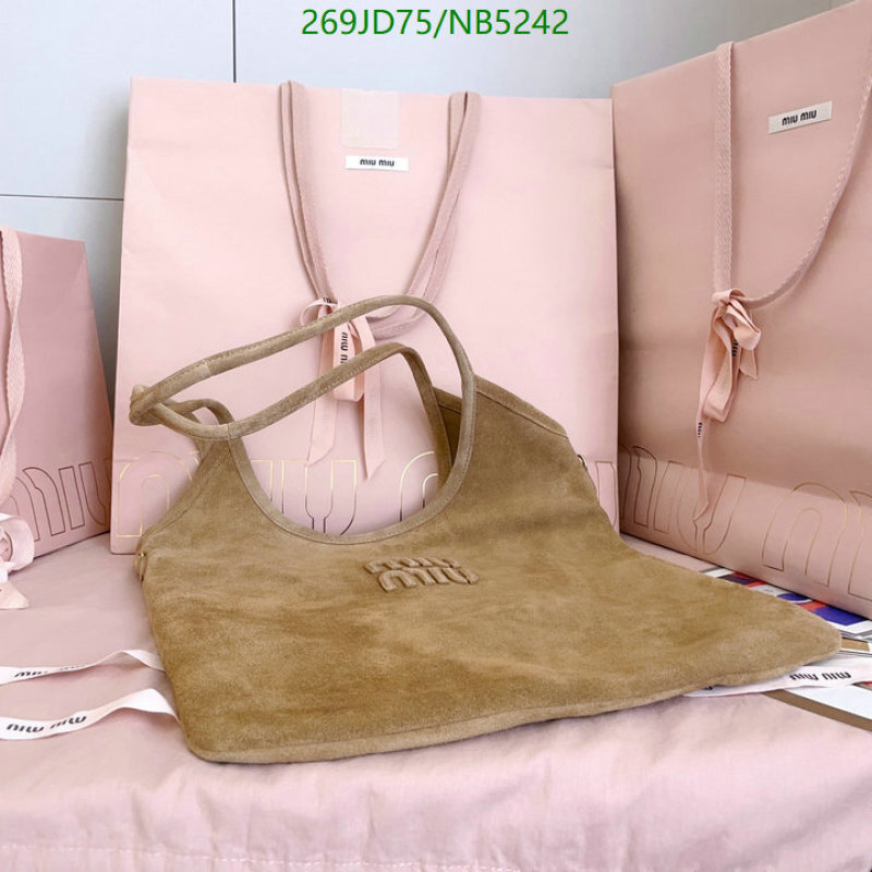 Miu Miu-Bag-Mirror Quality Code: NB5242 $: 269USD