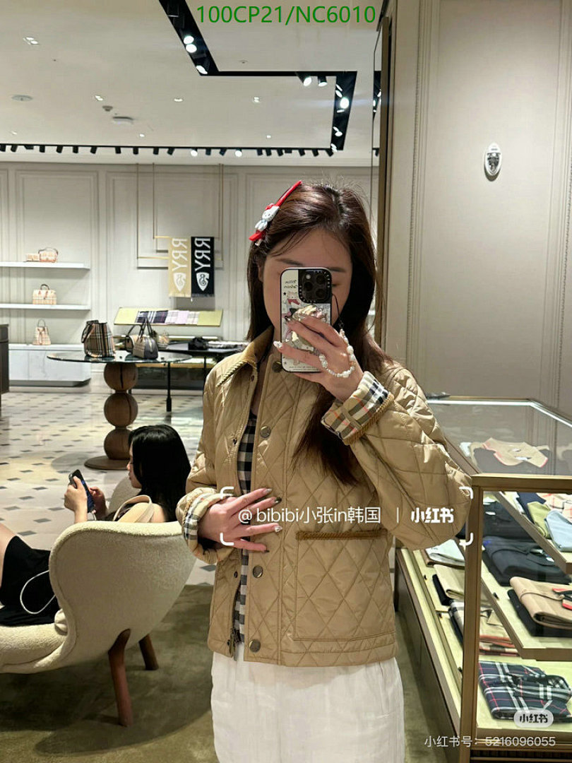 Burberry-Down jacket Women Code: NC6010 $: 100USD