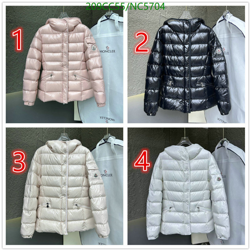 Moncler-Down jacket Women Code: NC5704 $: 209USD