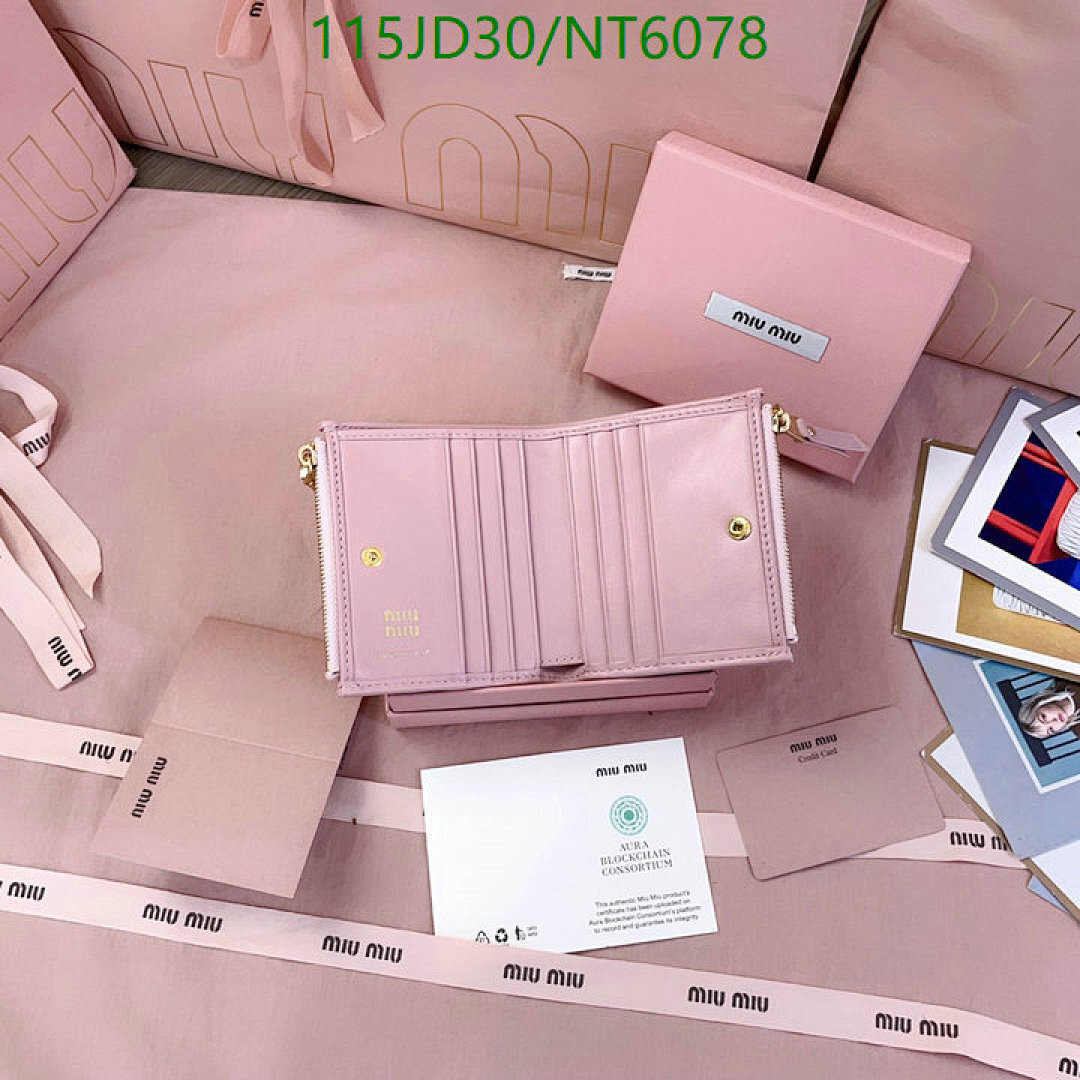 Miu Miu-Wallet Mirror Quality Code: NT6078 $: 115USD